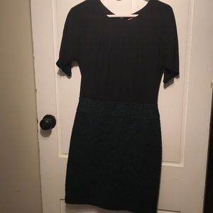 Green & Black Loft Dress